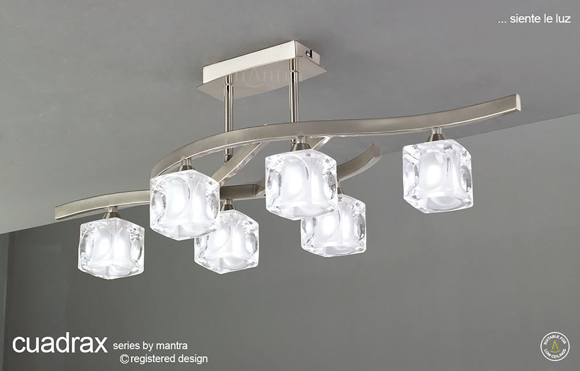 Cuadrax SN Ceiling Lights Mantra Contemporary Ceiling Lights Cuadrax SN Ceiling Lights Mantra Contemporary Ceiling Lights